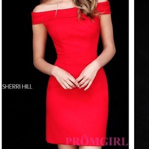 Short Off-the-Shoulder Homecoming Dress